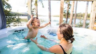 Where to install a hot tub - consider how much shelter and sunlight you need