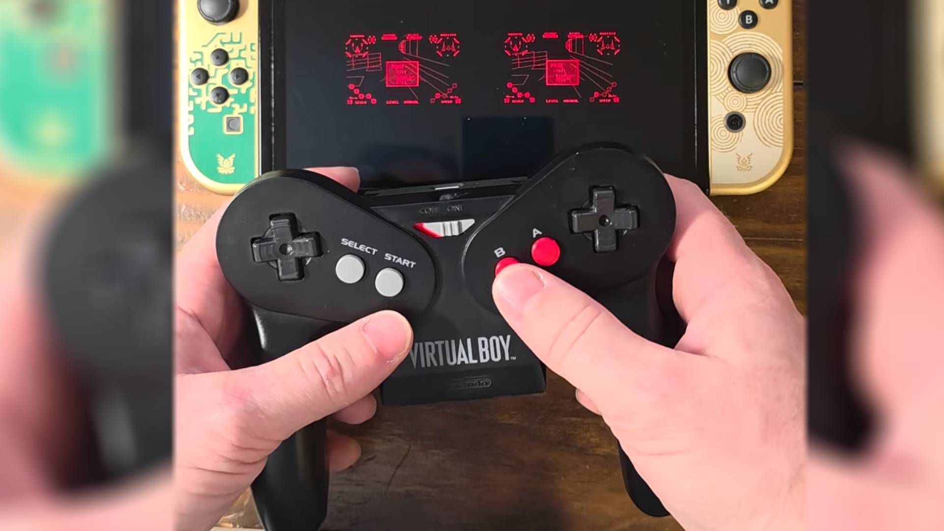 You can now use an OG Virtual Boy controller wirelessly with the Switch, and I’m hoping it inspires Nintendo to create its own