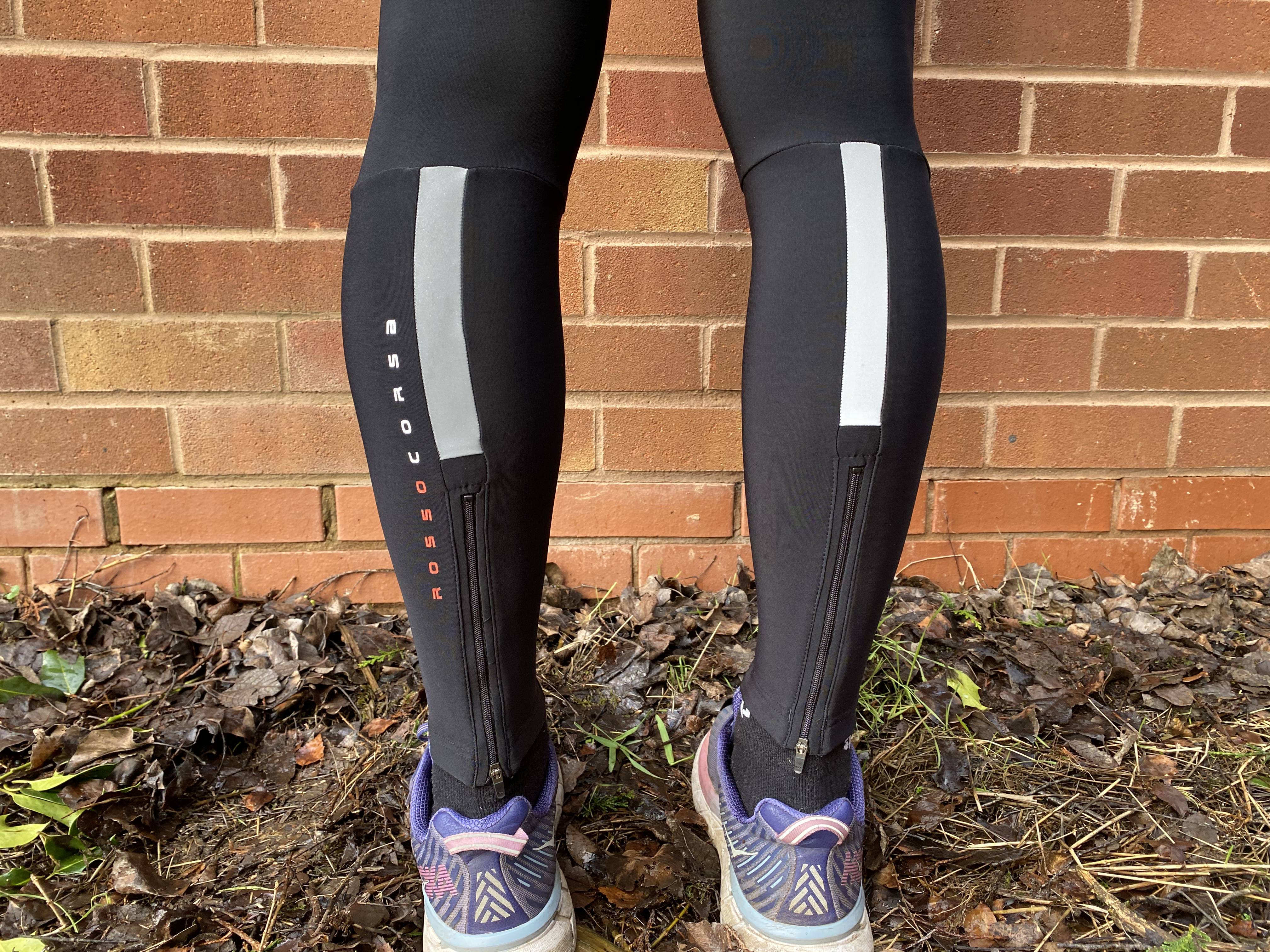 Well placed zippers and reflectives