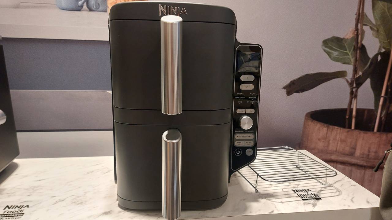 2 Moules En Silicone Pour Air Fryer Ninja Double Stack XL 9.5L - Plat Réutilisable, Four, Micro-ondes - VINATO