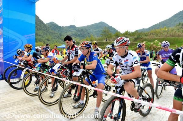 Top riders line up to start
