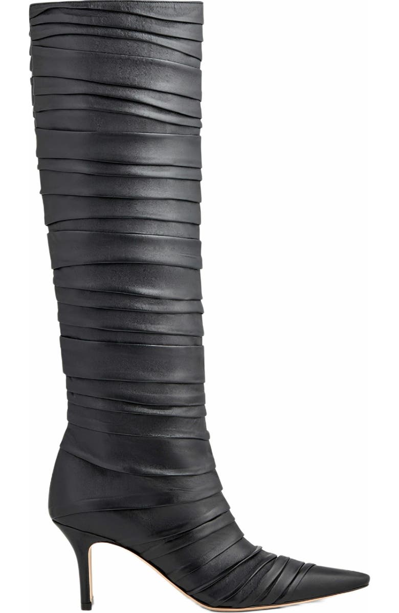 Plisse Knee Boot