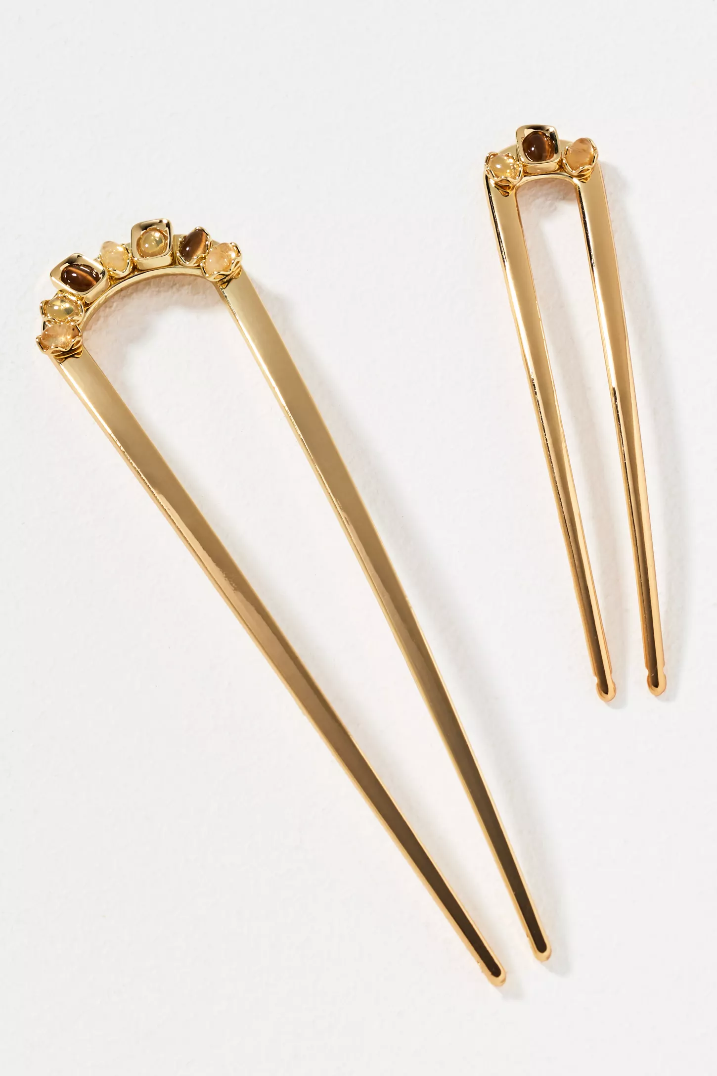 Anthropologie, Bejeweled French Hair Pins