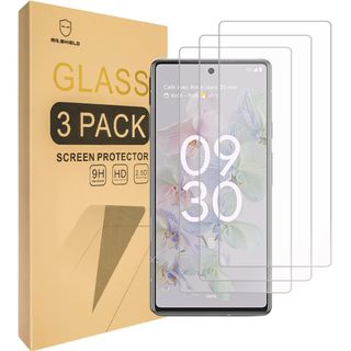 Mr Shield Tempered Glass 3 Pack for Pixel 6a