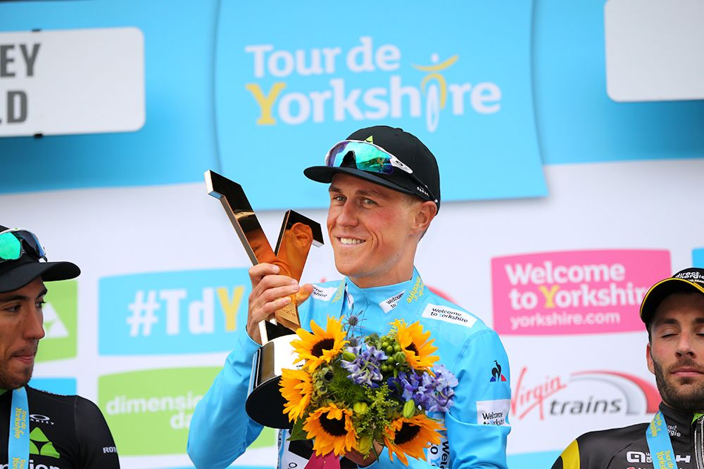 Overall Tour de Yorkshire winner Serge Pauwels