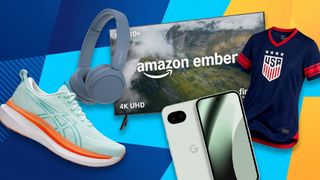 Collage of items on sale for Prime Day