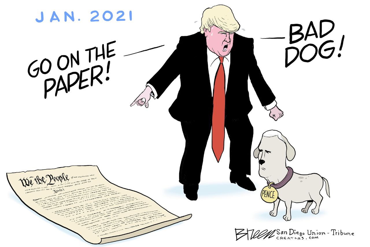 Political Cartoon.