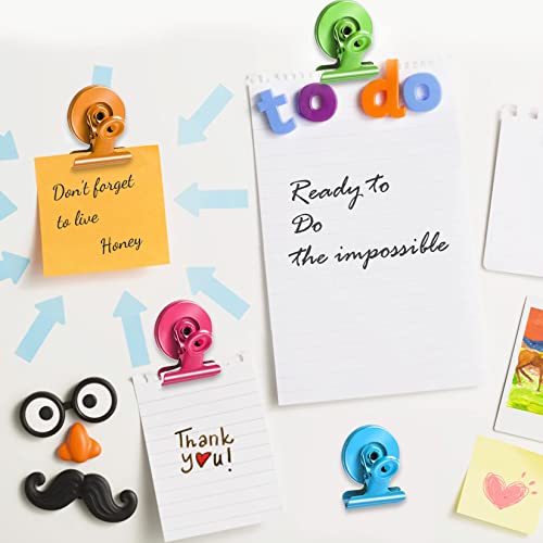 Artcut 4 Pack Magnetic Clips, Fridge Magnets, Magnetic Bulldog Clips