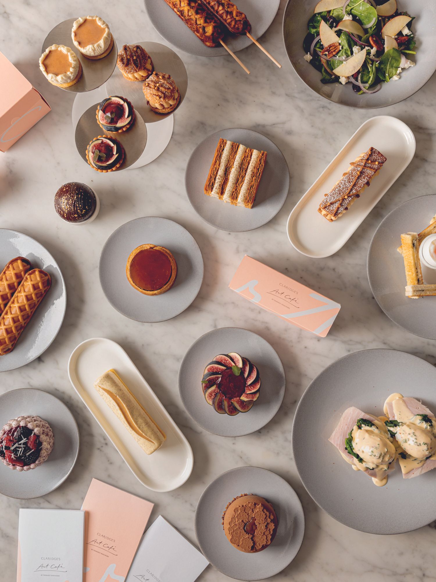 Variou sweet treats laid out on a table