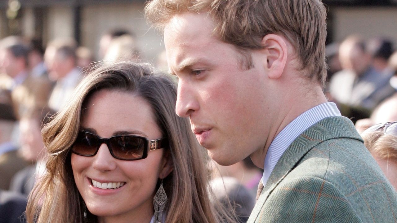 Kate Middleton and Prince William in 2007