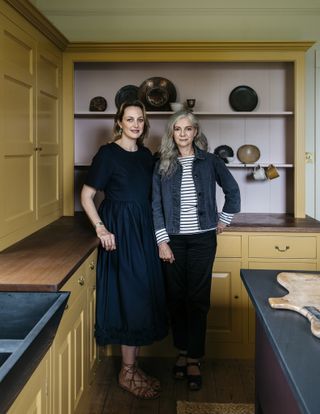 Rita Konig, left, with the company’s creative director Katie Fontana.