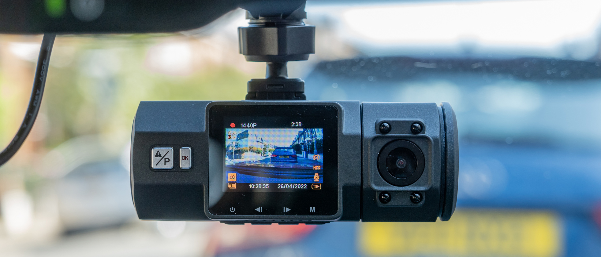Vantrue's N2 Pro dash cam offers clear dual 1080p video day or