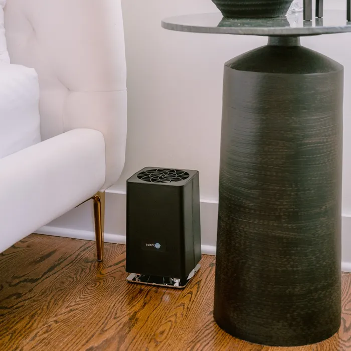 Image of a black ScentAir home diffuser