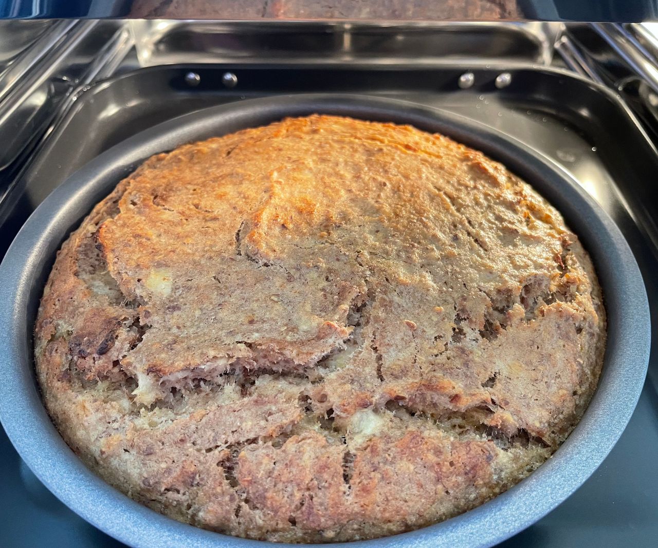 Banana cake made in the Ninja Combi Multicooker