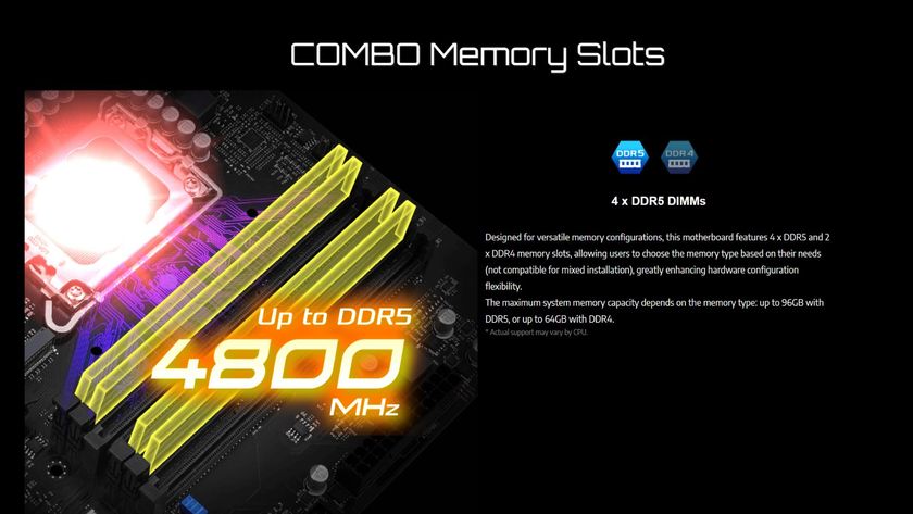 The DDR5 slots on the ASRock H610M COMBO motherboard