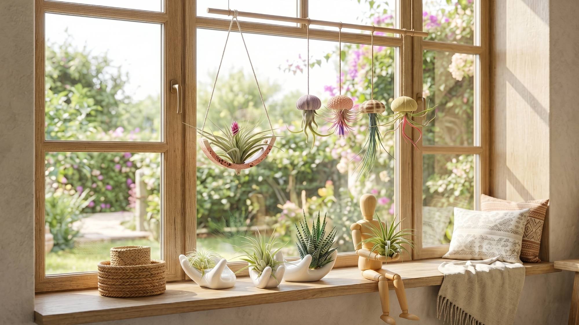 AI-generated image of air plant holders
