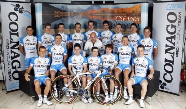 The Colnago-CSF Inox line-up for 2011.