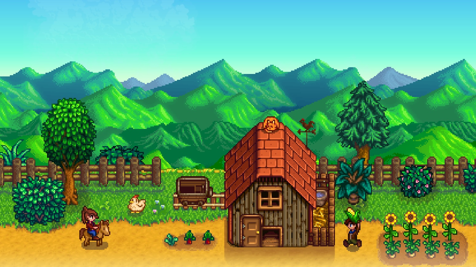  Eric Barone drops the biggest Stardew Valley 1.6 update patch note yet: A new Meadowlands farm type with 'chewy blue grass that animals love' and some bonus chickens too 