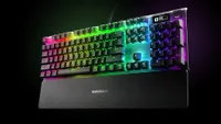 The SteelSeries Apex Pro gaming keyboard.