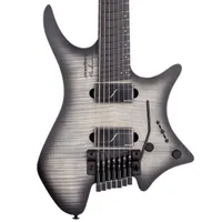 Strandberg Boden Prog NX7Swamp ash body with walnut burl veneer | Maple neck | Richlite fretboard | 25.5"-26.25" | Fishman Fluence Modern 7 humbuckers