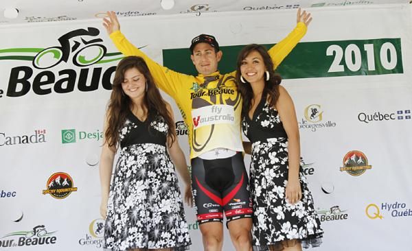 Ben Day (Fly V Australia) now leads the Tour de Beauce 2010 after riding the best time in stage four.