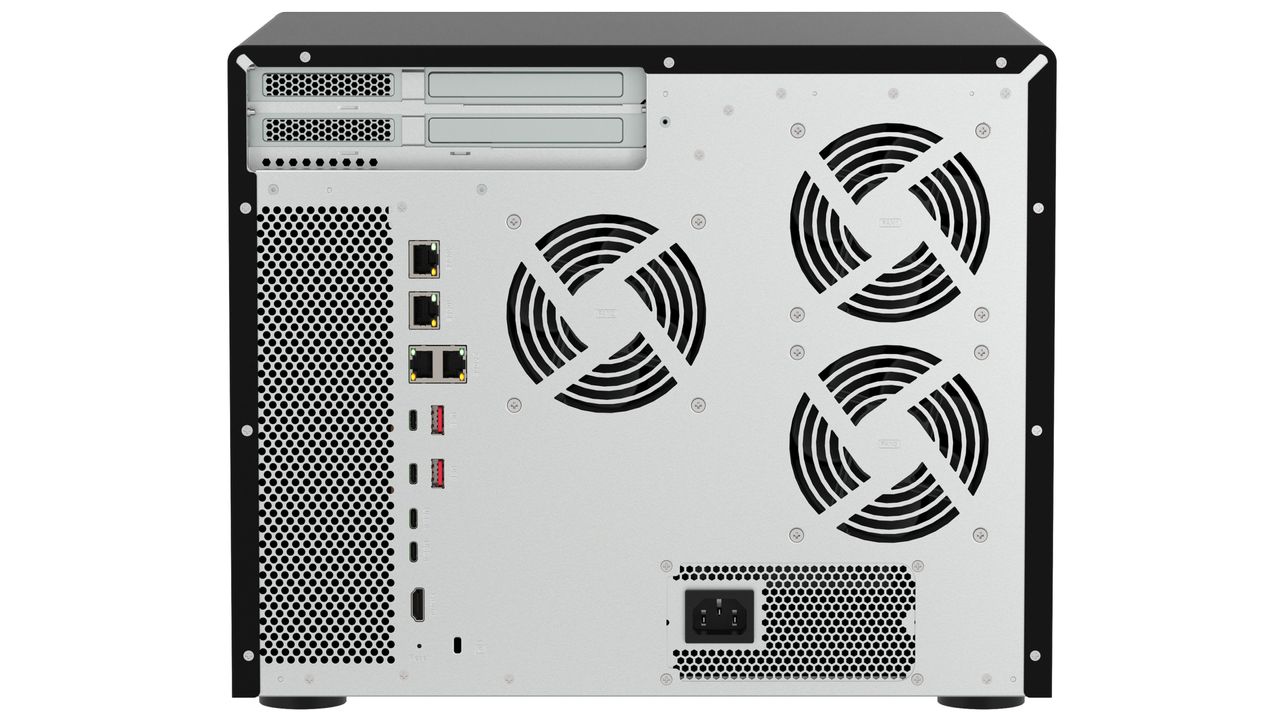 The Qnap TVS-AIh1688ATX-U9 on the ITPro background