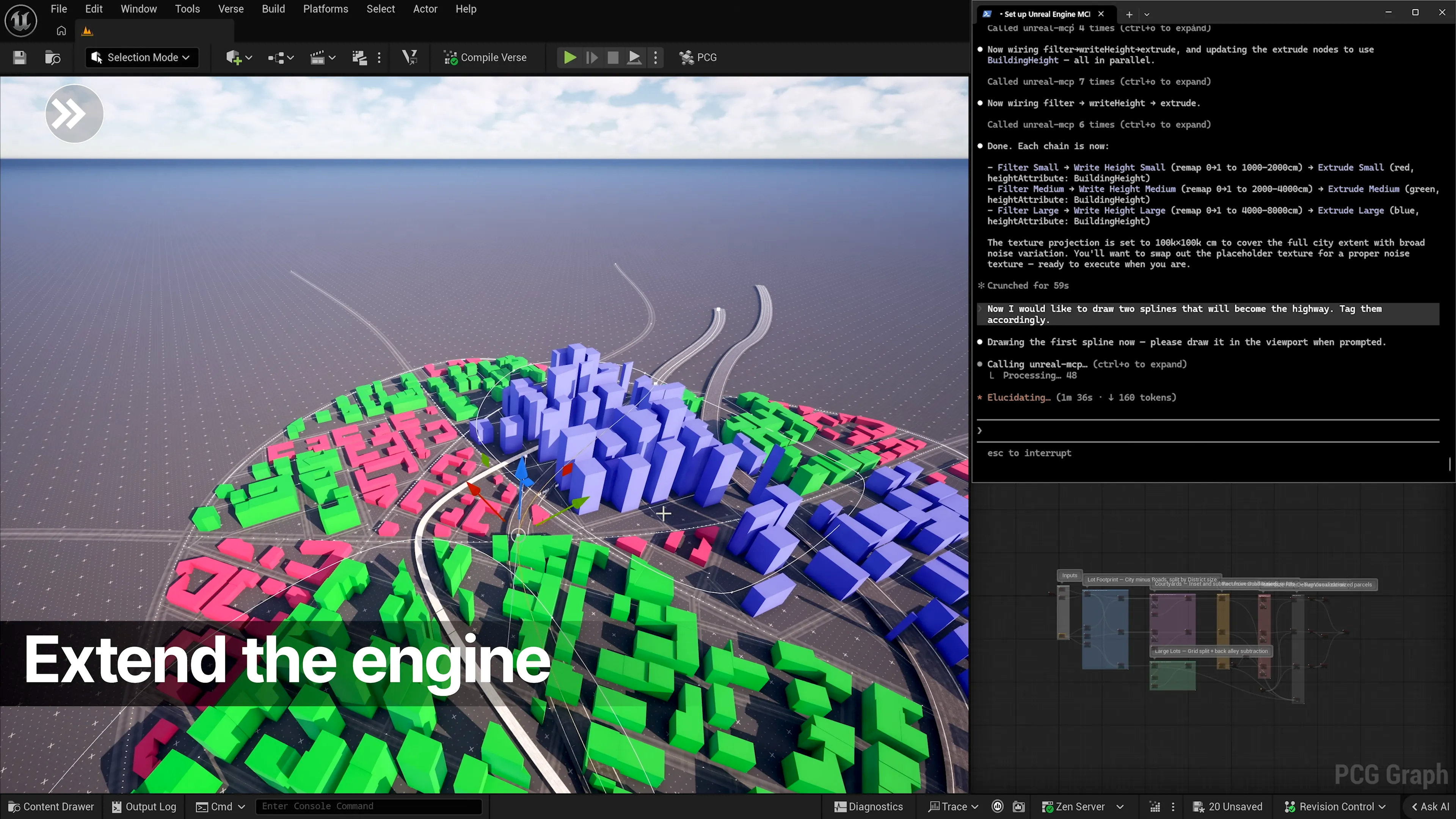 A screenshot of Epic's YouTube video showcasing some of the features of Unreal Engine 5.8
