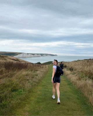 Georgia Lockstone trying hiking for fitness