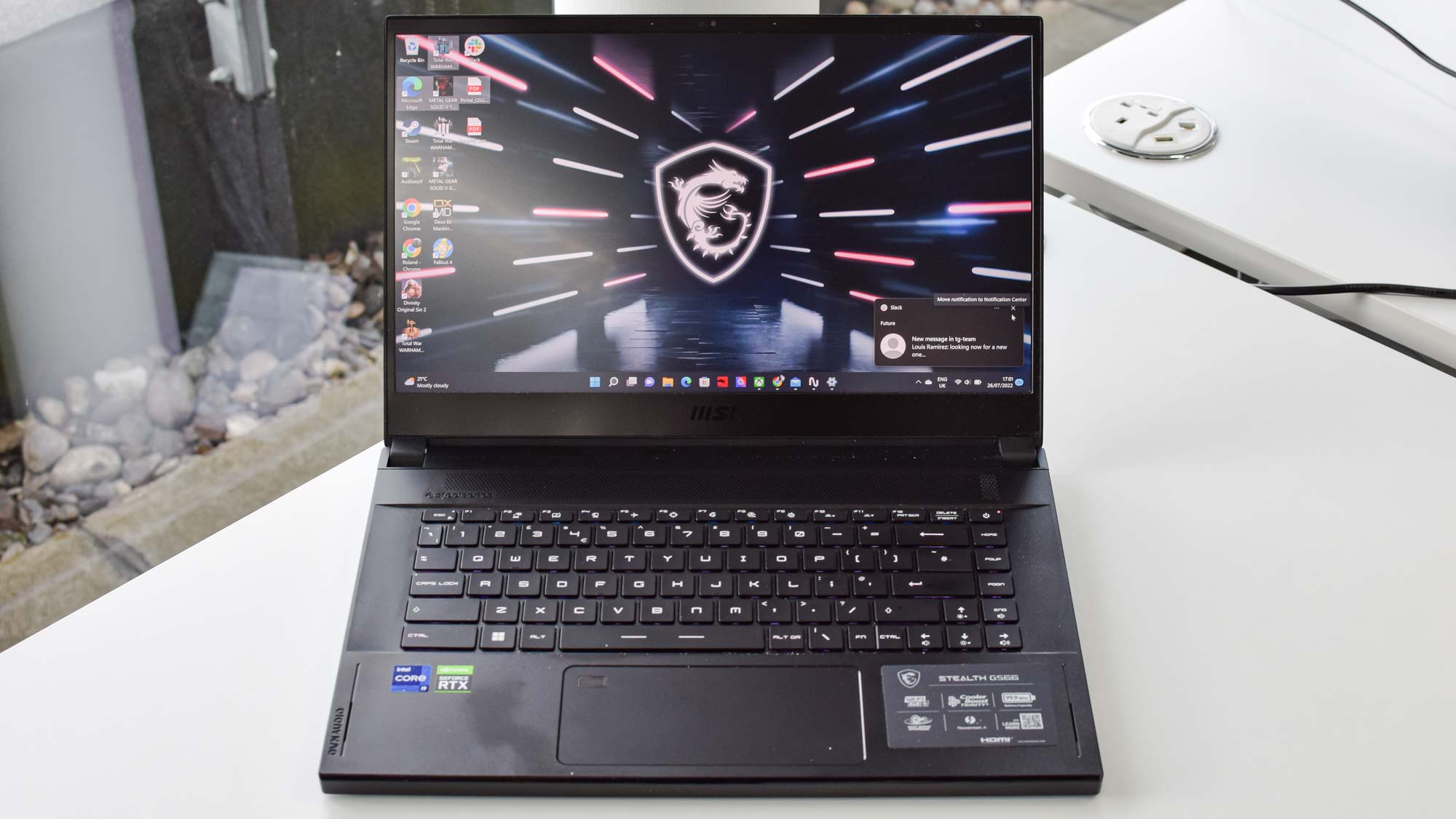 a photo of the MSI Stealth GS66