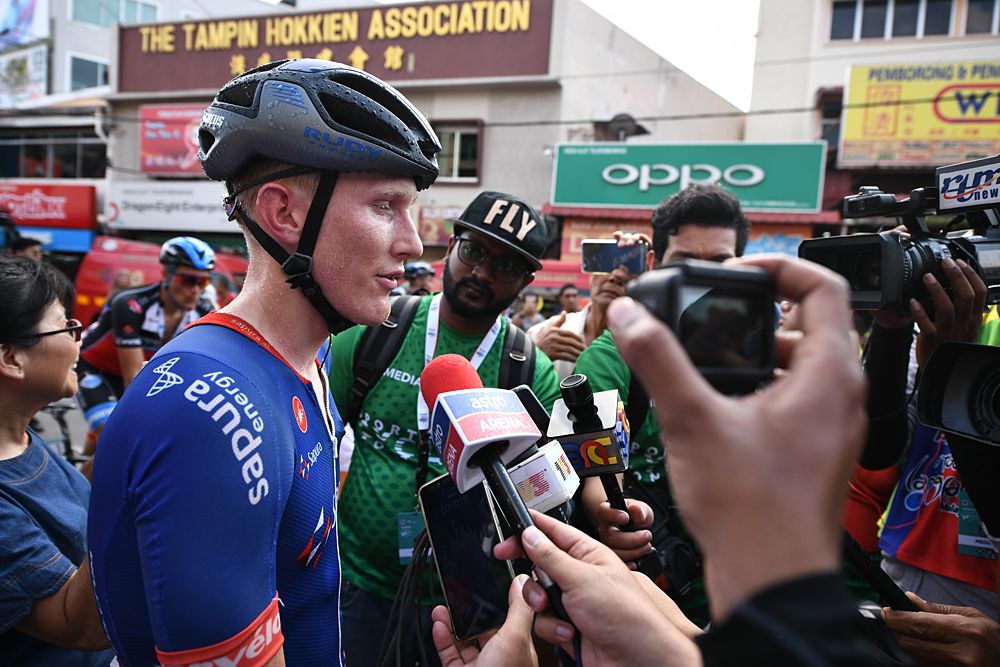 Marcus Culey (Team Sapura Cycling) wins the opening stage at Tour de Langkawi