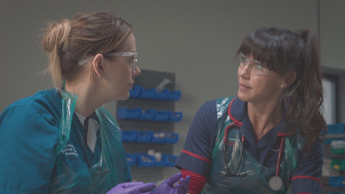 Casualty star confirms Faith's future on the show after SHOCK double ...