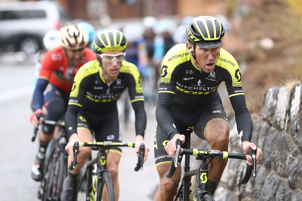 Roman Kreuziger (Mitchelton-Scott) and teammate Simon Yates