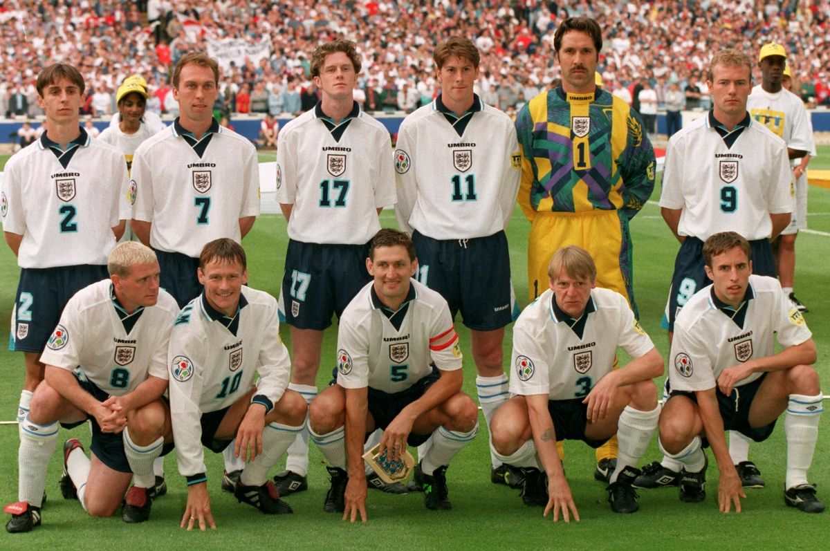 England v Spain Euro 96 - England&#039;s Euro record