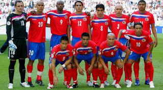 Costa Rica team line-up, 2006 World Cup