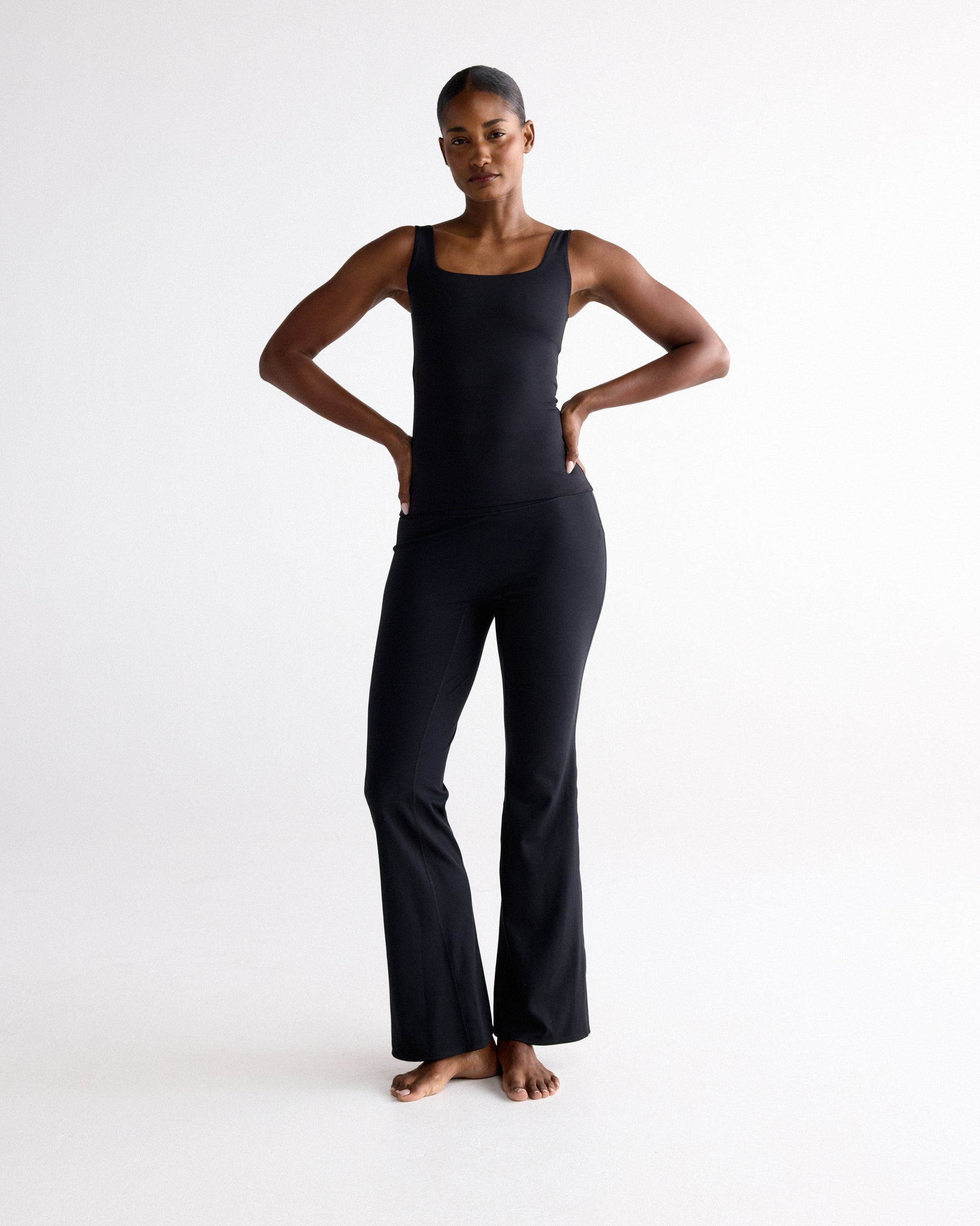 Flared Yoga Pant - Black - Xxs / Regular