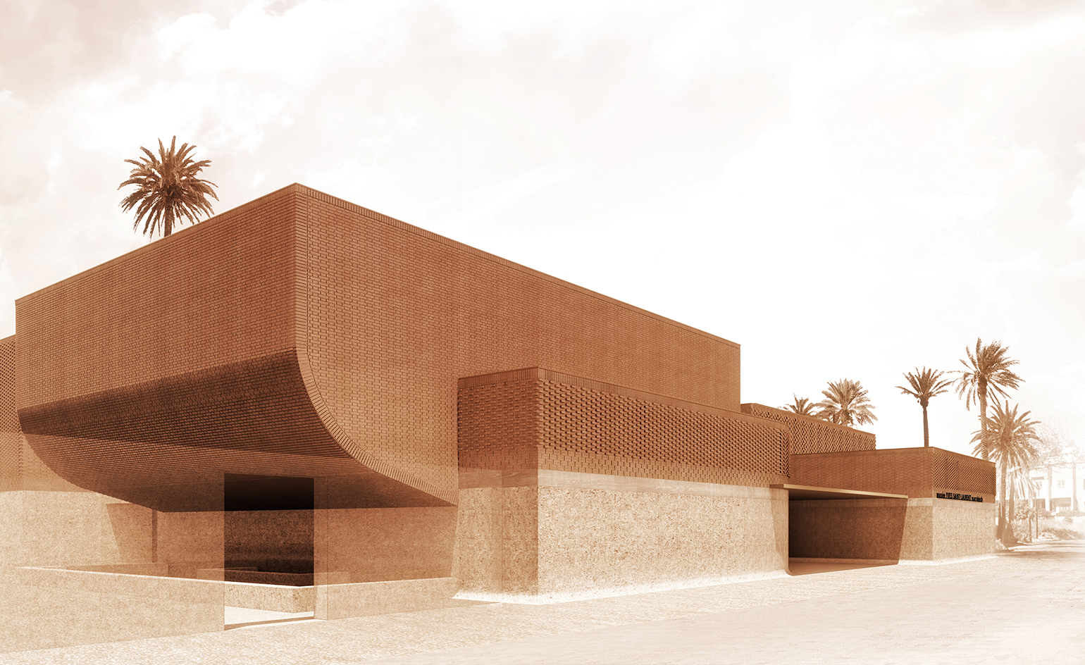 Studio KO Design Yves Saint Laurent Museum Wallpaper 