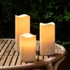3 Outdoor Battery LED Candles