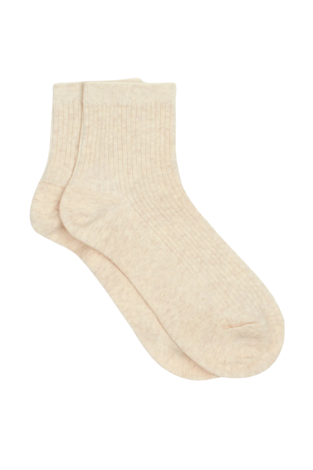 Oatmeal Short Cotton Blend Socks