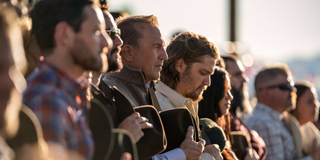 Yellowstone Rip Wheeler Cole Hauser John Dutton Kevin Costner Kayce Dutton Luke Grimes Monica Long-Dutton Kelsey Asbille Paramount Network