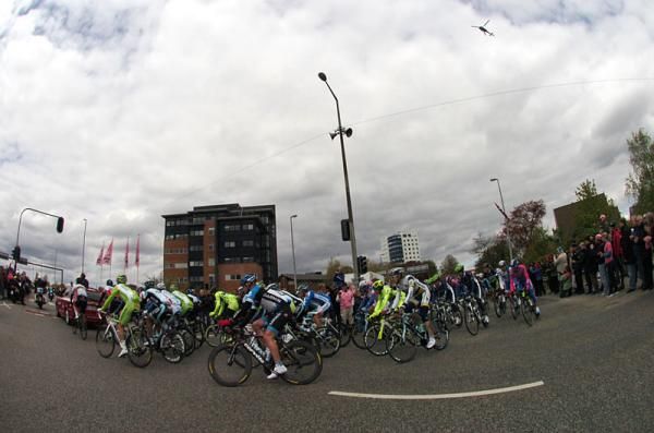 The peloton rolls out