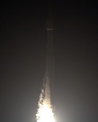 Atlas V Rocket Radiation Belt Storm Probes Launch