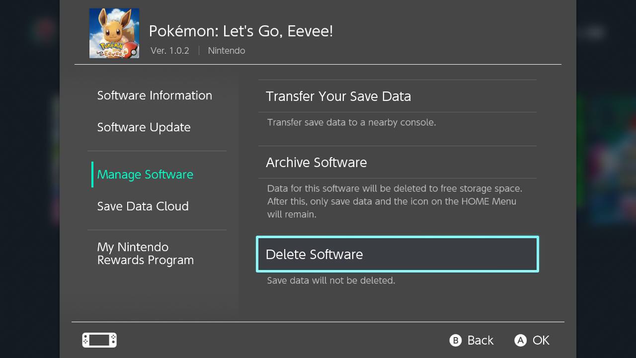 How To Delete Nintendo Switch Games Delete Software