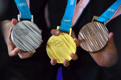 Olympic medals. 