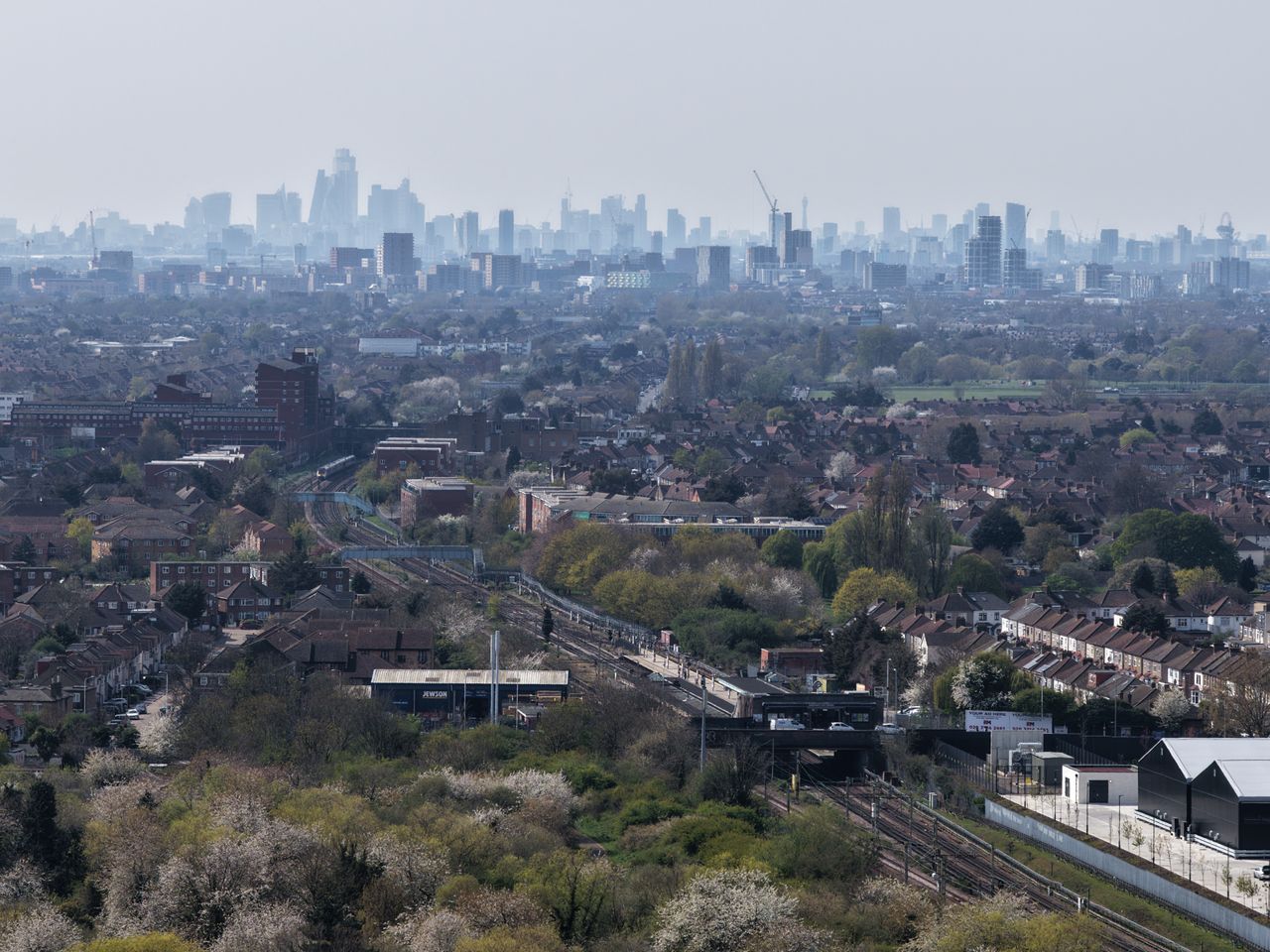 Barking, London aerial photos