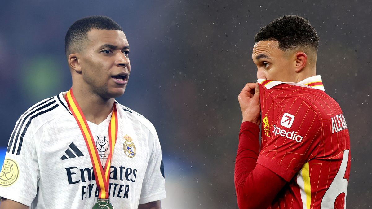 Liverpool star Trent Alexander-Arnold and Real Madrid star Kylian Mbappe