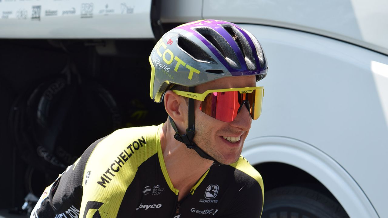 Adam Yates heads to the stage start