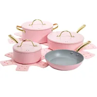 Paris Hilton Nonstick Pots and Pans Set | $99.98 on Amazon