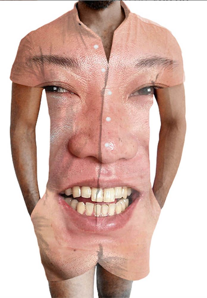 Yes, this romper does feature Kim Jong Un&amp;#039;s face.