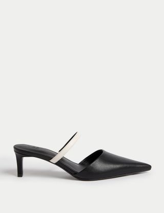 M&S Slip On Kitten Heel Mules