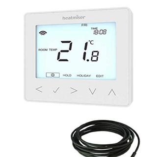 Heatmiser Neo-E Smart Stat Electric Underfloor Heating Thermostat Works With Neohub Gen 2 Giving Interface With Apple Home, Alexa & Google Home Giving Smart Home Controls.